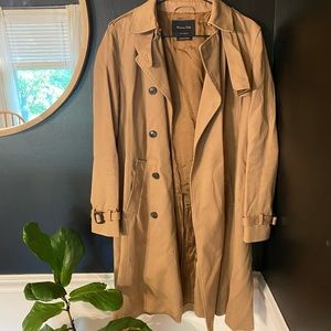 MASSIMO DUTTI Women’s Natural Trench Coat